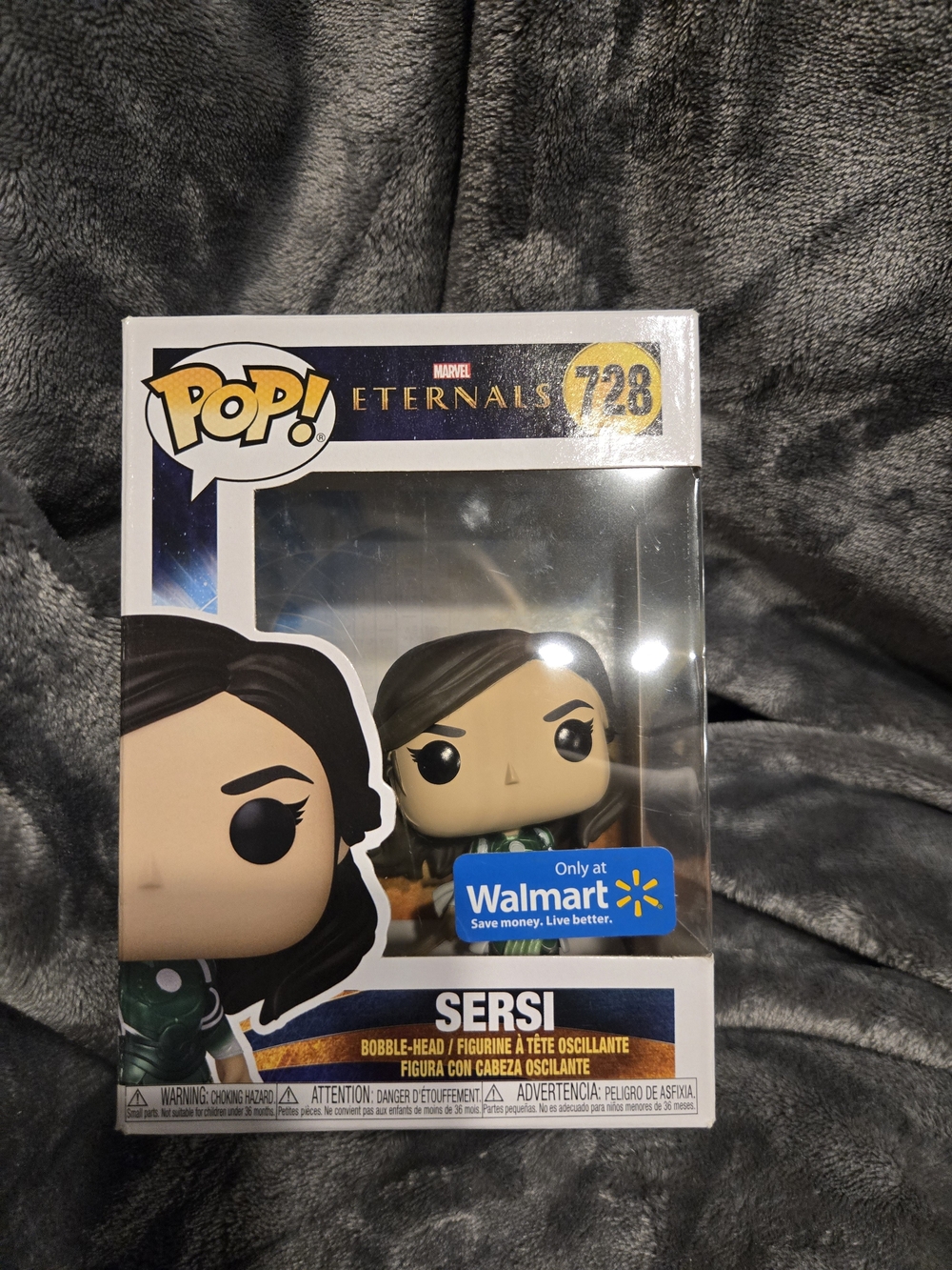 Funko POP! Marvel Eternals Sersi Figure - Green, White, Black